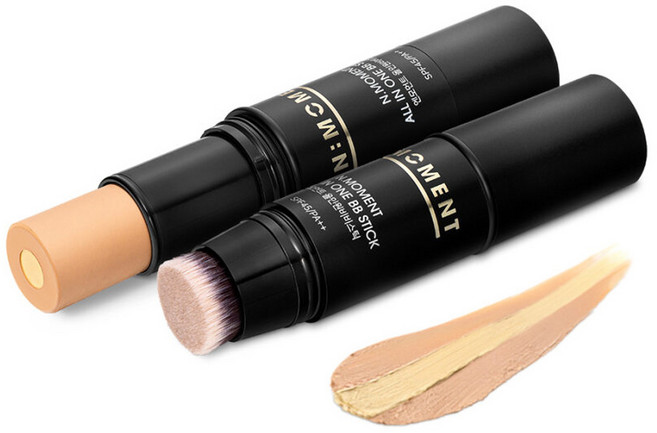 엔모먼트 남성용 올인원 비비스틱 SPF45 PA++, 미디엄 베이지, 1개