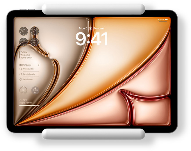 엘라고 아이패드 실리콘 벽걸이 홈 허브 마운트 거치대, 화이트, 1개