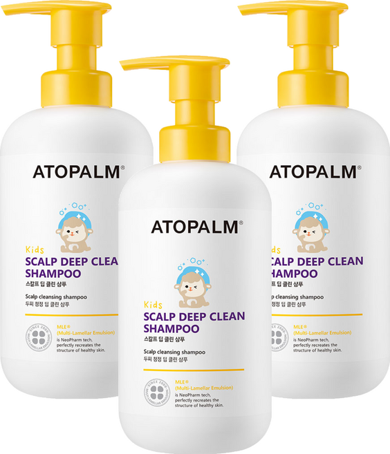 아토팜 스칼프 딥 클린 샴푸, 460ml, 3개