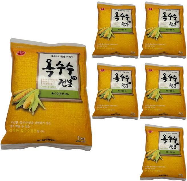 Haetsalnarae 玉米澱粉A, 6個, 1kg