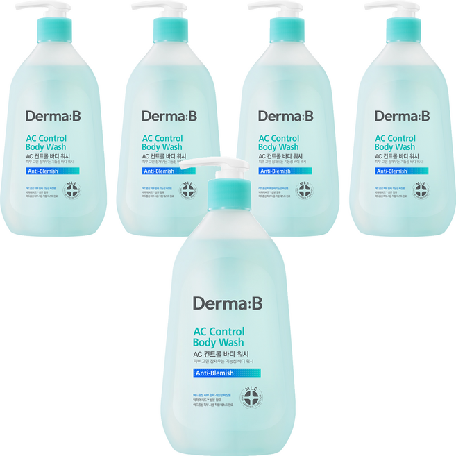 더마비 AC 컨트롤 바디 워시, 420ml, 5개