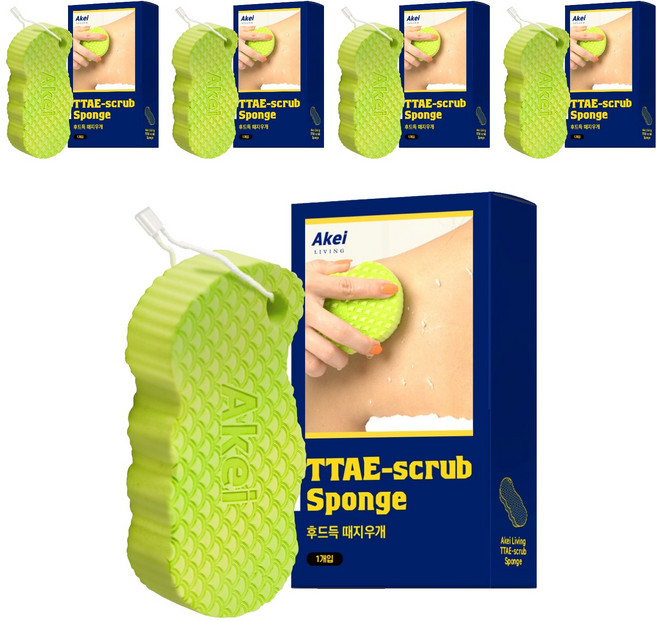 아케이 리빙 후드득 때지우개 스펀지, 1개입, 5개