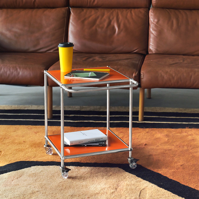 house recipe. Modin 單層模組推車, 亮橘色, 2欄