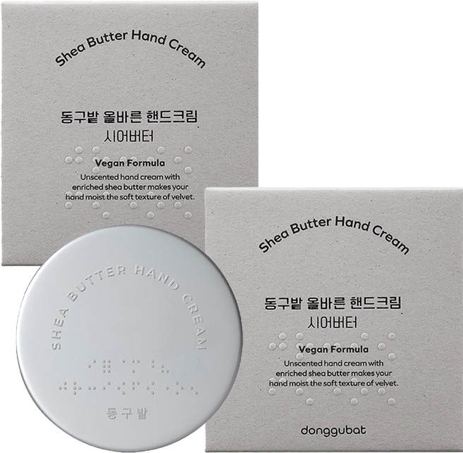 동구밭 올바른 핸드크림 시어버터, 60g, 2개