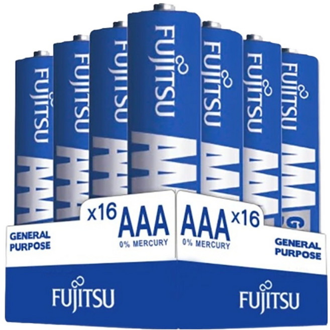 FUJITSU 富士通 4號碳鋅電池 16入 AAA, 1組