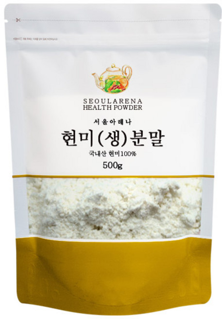 서울아레나 현미 생 분말 국내산, 500g, 1개