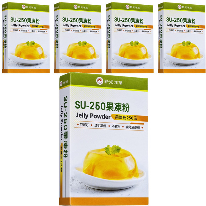 新光洋菜 SU-250果凍粉, 50g, 5盒
