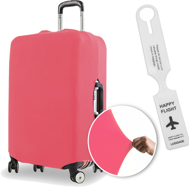 올비에스 스판 캐리어커버 + 네임택