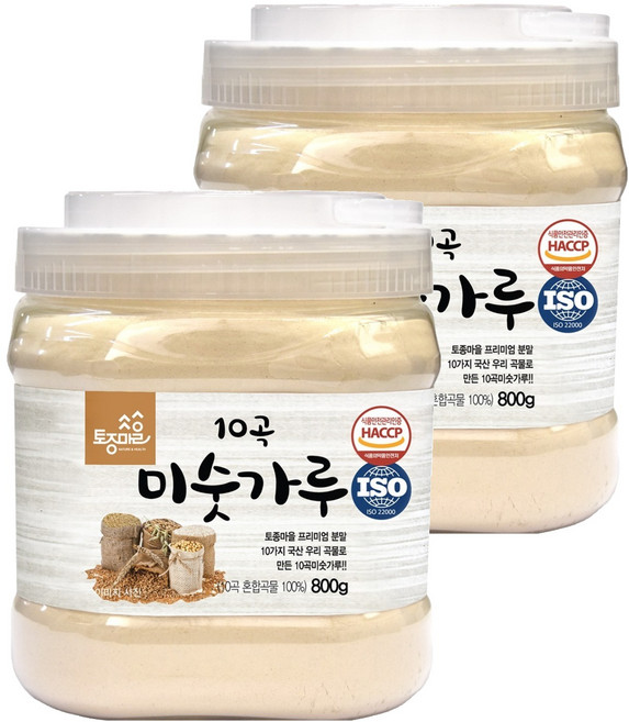 토종마을 10곡 미숫가루, 2개, 800g