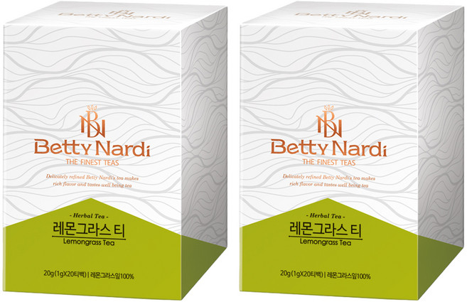 베티나르디 레몬그라스 티 20티백, 1g, 20개입, 2개