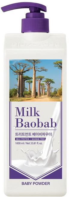 밀크바오밥 베이비 파우더 헤어 트리트먼트, 1L, 1개