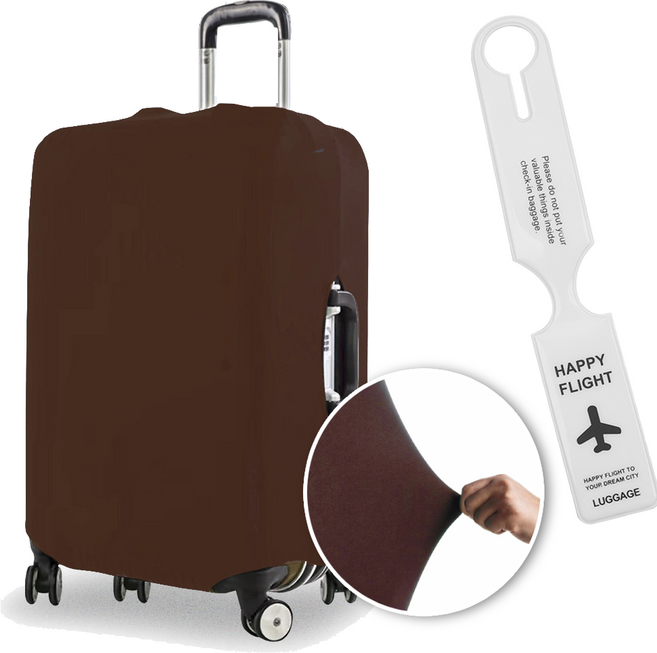 올비에스 스판 캐리어커버 + 네임택