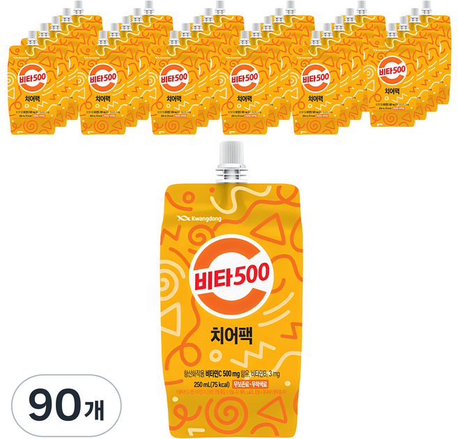 비타500 치어팩, 250ml, 90개
