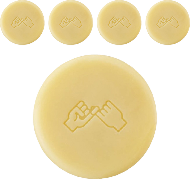 donggubat 打勾吧 洗髮皂 乾性頭皮專用, 120g, 5個