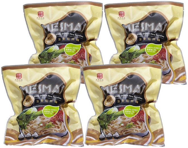 源順食品 沒麥乾拌糆 綠椰咖, 4包