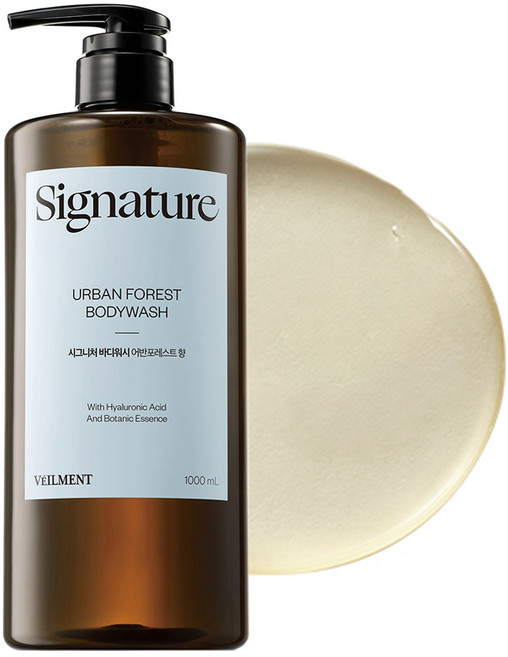 벨먼 시그니처 퍼퓸 앤 모이스처 약산성 바디워시 어반포레스트, 1개, 1L