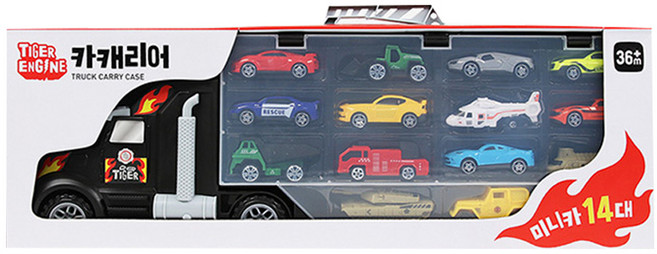 마이리틀타이거 타이거엔진 카캐리어, 혼합색상, 1개