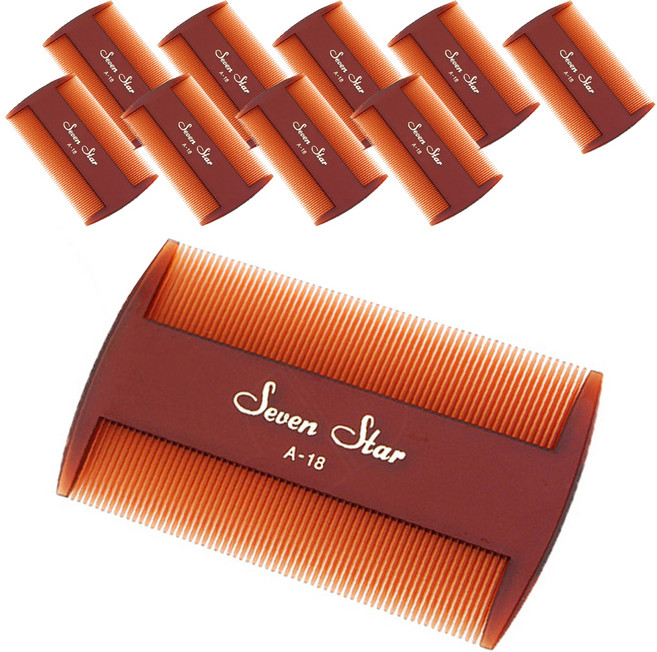 세븐스타 A-18 참빗, 브라운, 10개