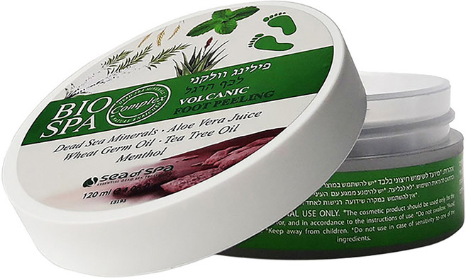 Sea of Spa 火山去腳皮霜 120ml, 1罐, 1入