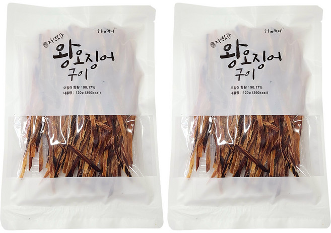 themukda 烤魷魚, 120g, 2個