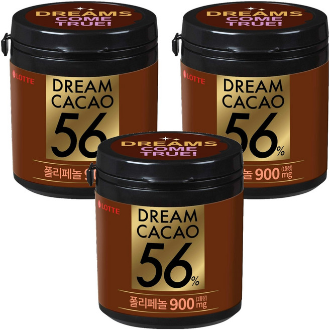 롯데웰푸드 드림카카오 56%, 3개, 86g