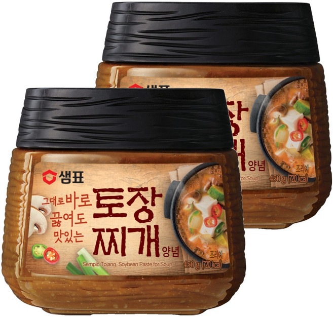 샘표 토장 찌개양념, 450g, 2개
