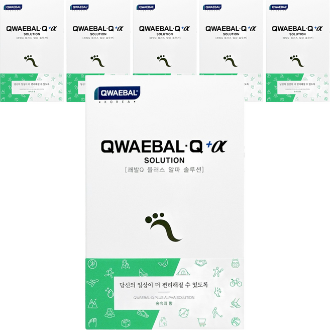 쾌발 Q 플러스 알파 솔루션 숲속의향, 6개
