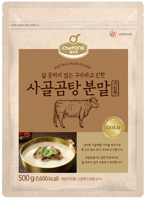 쉐프원 사골곰탕 분말, 500g, 1개