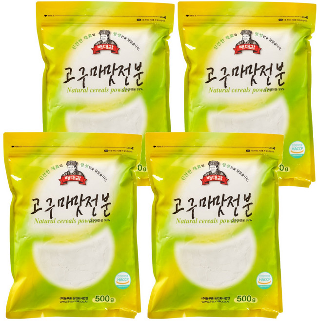 배대감 고구마맛전분, 500g, 4개