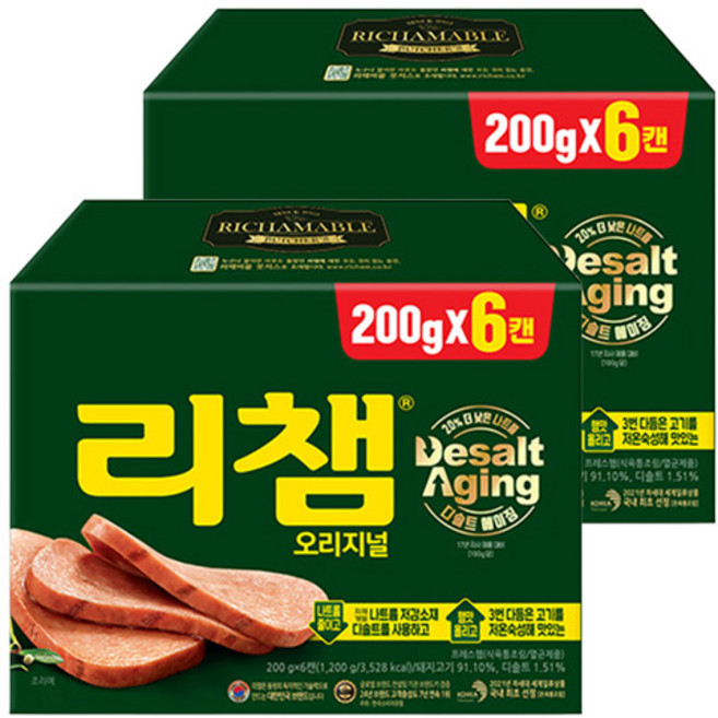 리챔 오리지널, 200g, 12개