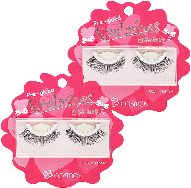 台灣 COSMOS 自黏假睫毛, #117, 2組