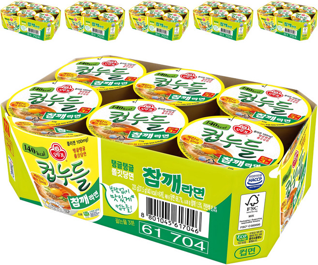 오뚜기 컵누들 참깨라면 37.5g, 36개