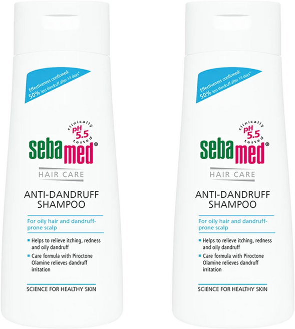 sebamed 施巴 台灣公司貨 油性抗屑洗髮乳, 400ml, 2瓶