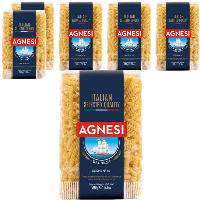 AGNESI 義大利螺旋麵, 500g, 6包