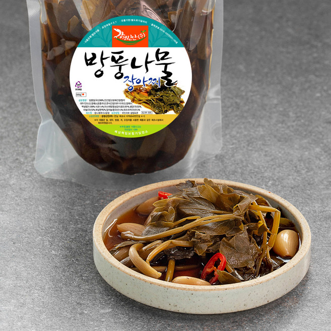 강경신안상회 방풍나물 장아찌, 500g, 1개