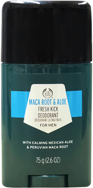 THE BODY SHOP 美體小舖 瑪卡根蘆薈清新體香膏 男士專用 75g, 1瓶