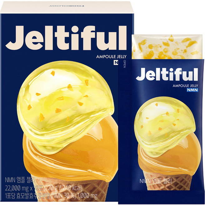 FOODOLOGY Jel-T-Full NMN安瓶果凍 10入, 1個, 10