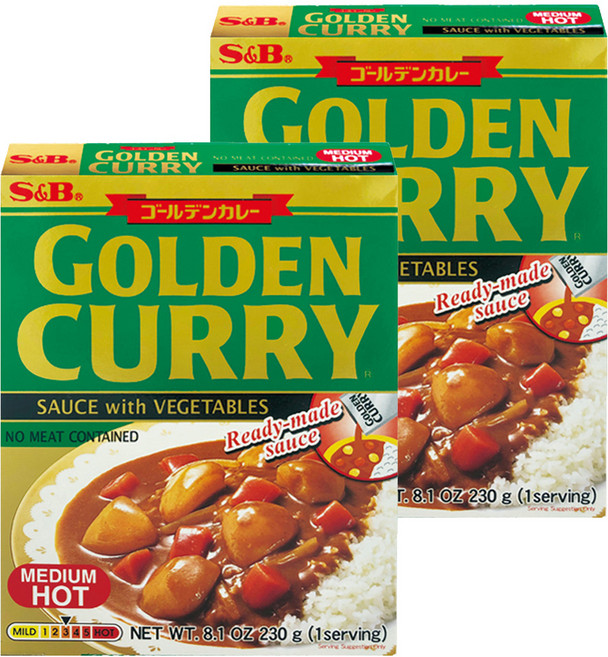 에스앤비골든 카레소스 위드 베지터블 중간 매운맛, 230g, 2개