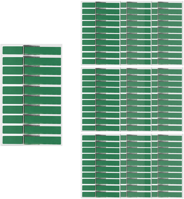 유니아트 1000 나무집게 특대 (7.2cm) 9p, 초록, 9개입