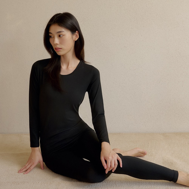 MARUN5 女款刷毛發熱內衣套裝