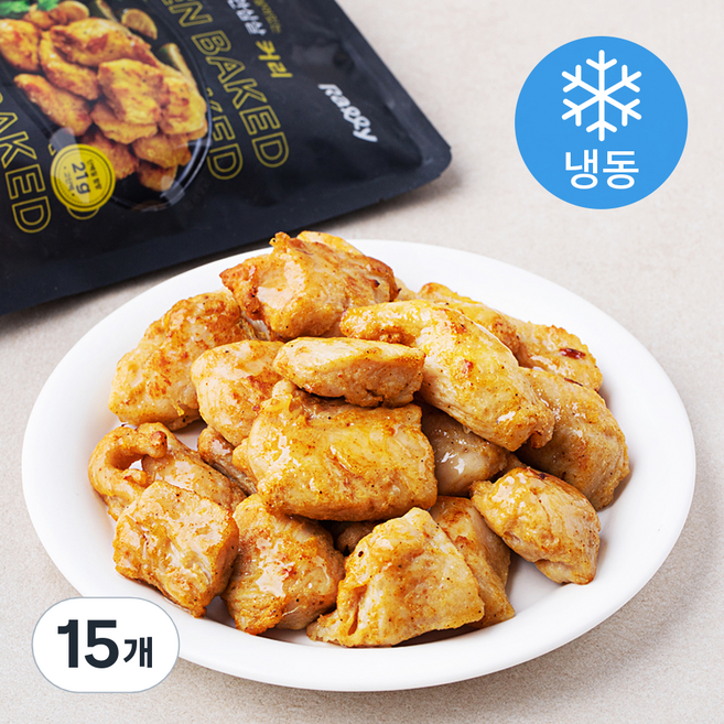 랠리 오븐 닭안심살 커리 (냉동), 100g, 15개