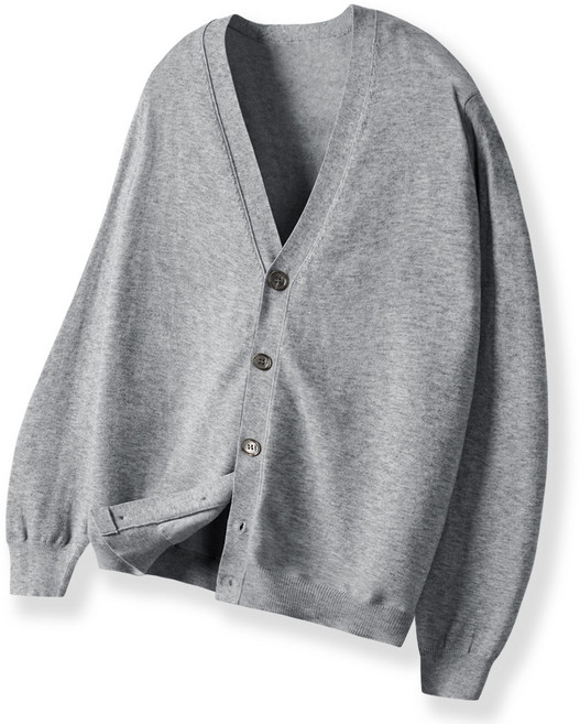 제이에이치스타일 남성용 캐시라이크 브이넥 가디건 OCROK685