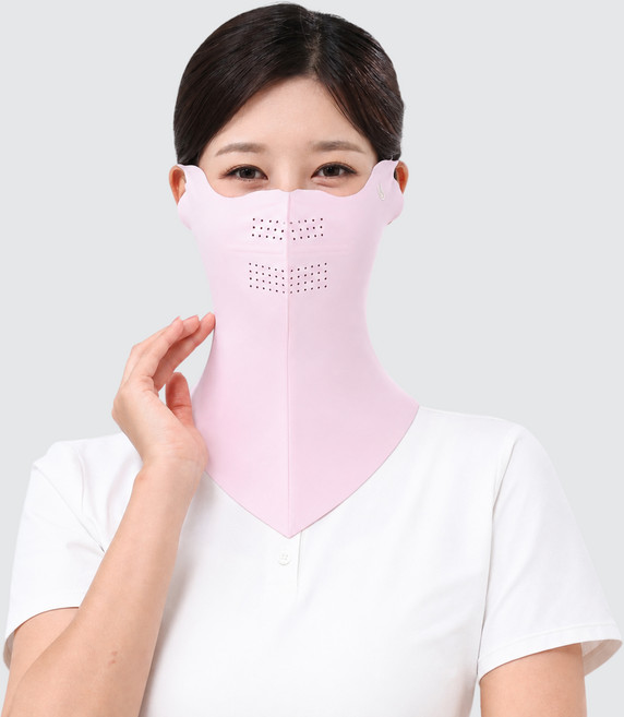 유투스포츠 ML2T 아이스크림 자외선차단 스포츠 마스크, 핑크, 1개