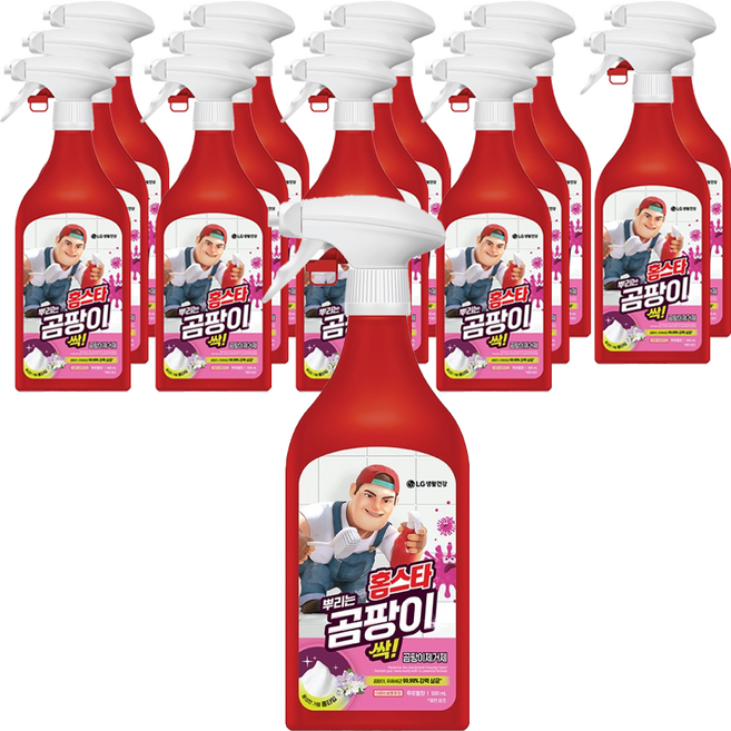 홈스타 맥스프레쉬 뿌리는 곰팡이 싹 세정제, 500ml, 15개