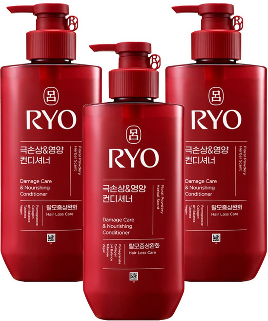 려 함빛 극손상 & 영양 컨디셔너, 480ml, 3개