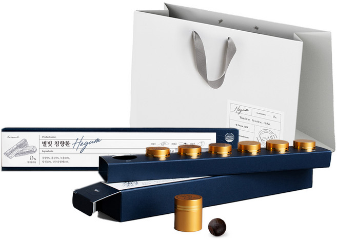 혜윰 별빛 침향환 7환 + 쇼핑백, 28g, 1개