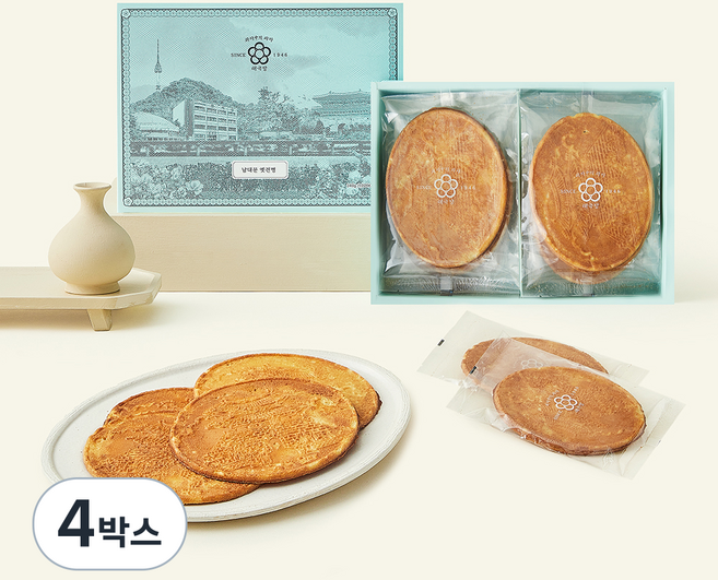 태극당 남대문 옛전병, 40g, 6개입, 4박스