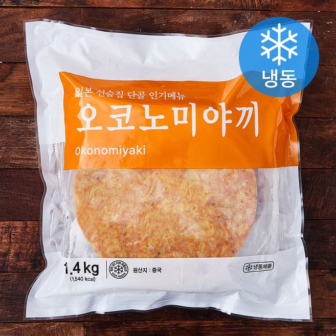 세미원 오코노미야끼 (냉동), 350g, 4개입, 1개