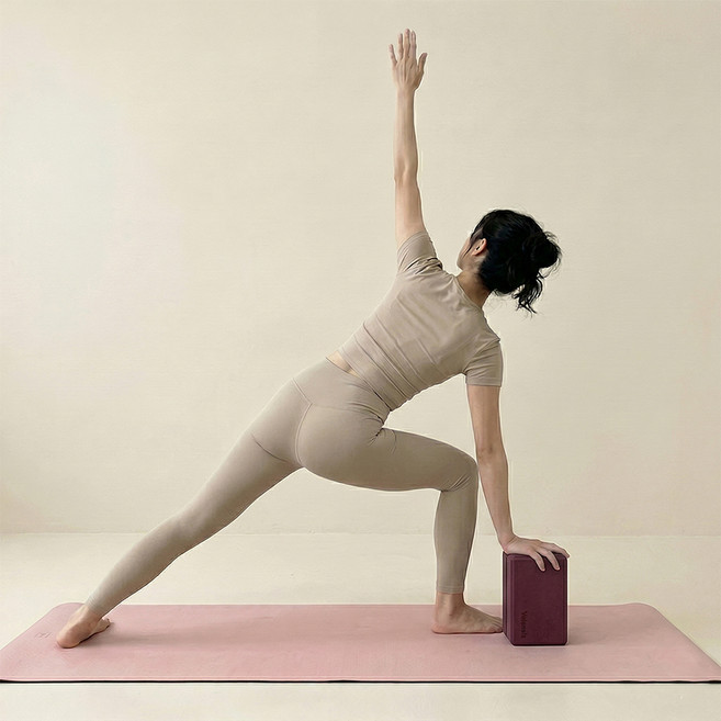 밸런시스 요가블럭, 버건디, 1개