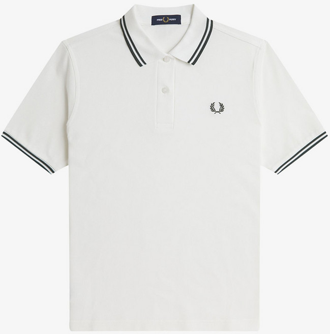 FRED PERRY 女款雙邊飾短袖Polo衫 G3600